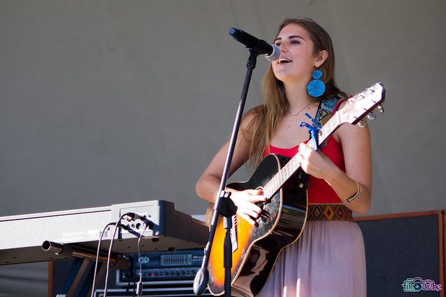 Gemma Griffins as she performs 'Mapurisa' by Andy Brown.