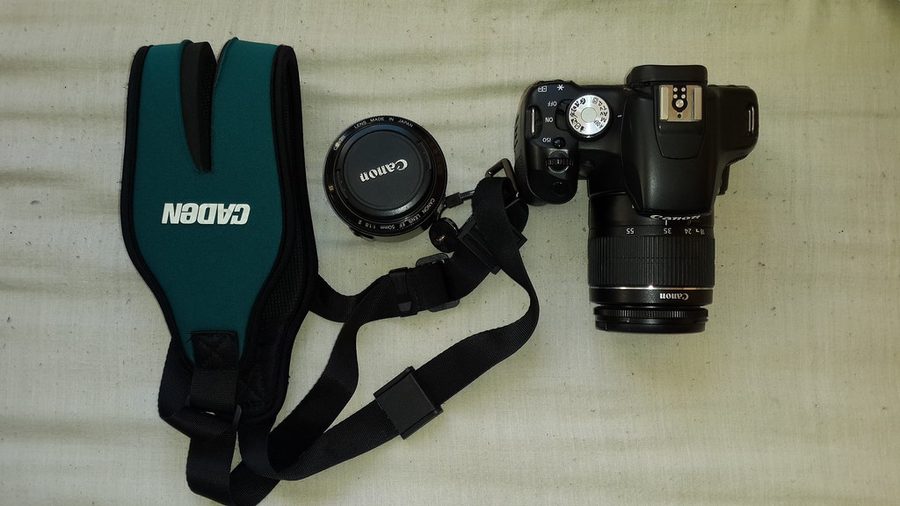 Equipment used for the St James walk.